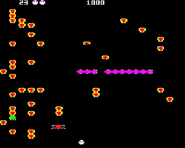 Bug Blaster (1983)(Alligata) screen shot game playing